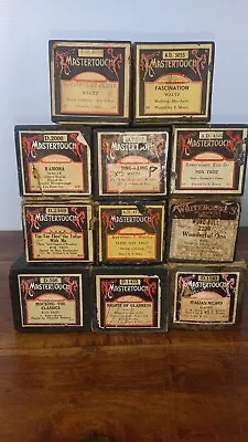 11 Mastertouchwhitehouse  Pianola Rolls. Waltzesfox Trots Mixed Lot • $27.19