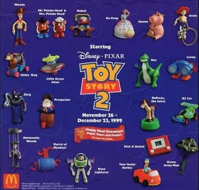 #2 Mr Potato Head Mrs Wind Up 1999 McDonalds Toy Story 2 Happy Meal Toy Sealed • $5