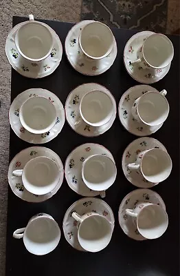 Villeroy & Boch Petit Fleur - 12 Cups And 11 Saucers • $75