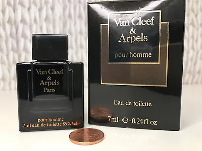 Vintage Van Cleef & Arpels  POUR HOMME “MINI” Sample Perfume EDT 0.24 Oz/7ml NIB • $39.99