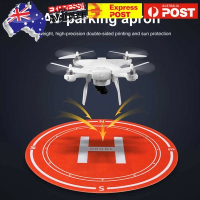 $9.80 • Buy 50cm Drone Landing Pad Foldable Felt Drone Parking Apron Lightweight For Outdoor