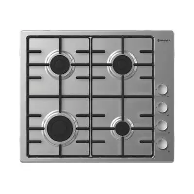 £215 • Buy Hoover HHW6LK3X 60cm 4 Burner Gas Hob - Stainless Steel