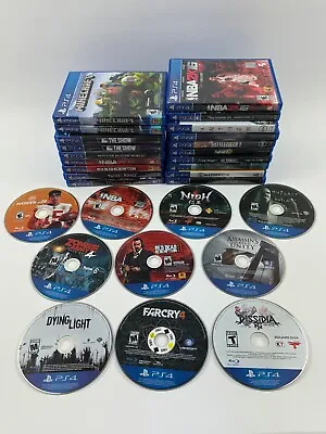 Sony PlayStation 4 PS4 Game Lot With Cases & Disc Only Pick & Choose From Lot • $11.99