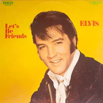 ELVIS PRESLEY - LET'S BE FRIENDS - Vinyl Record - HHR00707 VG • $35