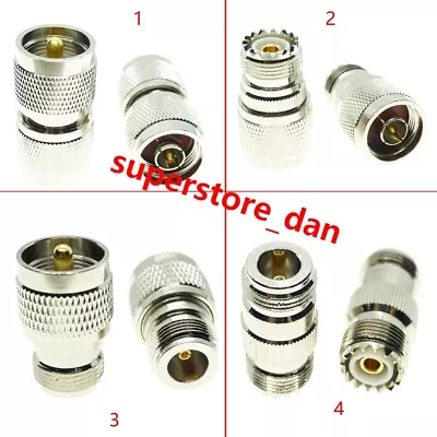$1.71 • Buy N Type Male Female To UHF Male Female SO239 PL259 RF Coax Adapter Connector