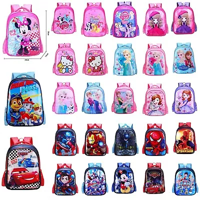 Cartoon Characters Backpack School Bag Travel Rucksack Kids Student Bag Gift • $22.89
