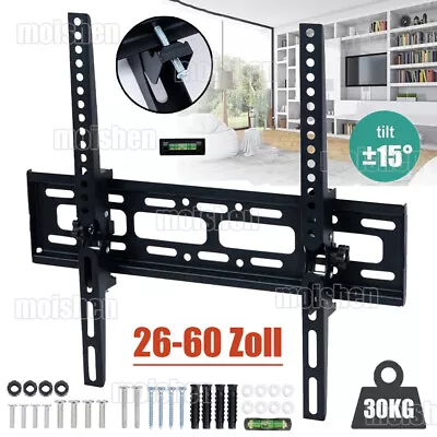 Tilt TV Wall Bracket Mount For LED LCD Samsung LG 32 42 46 47 48 49 50 55  Inch • £10.90