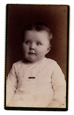 ANTIQUE CDV CIRCA 1880s PARSONS CUTE LITTLE GIRL IN DRESS WHEELING WEST VIRGINIA • $12.99