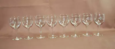 Etched Monogrammed  Y  Wine Glasses Stemware  6oz.  Lot Of 8   Vintage  T1661 • $94.99