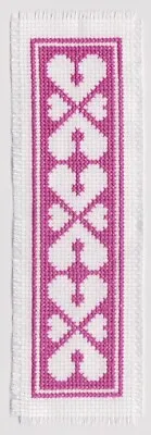 £6.75 • Buy Counted Cross Stitch Kit - Heart Bookmark