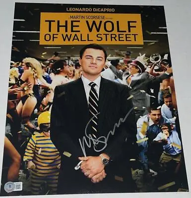 MARTIN SCORSESE SIGNED AUTOGRAPH 11x14 PHOTO - WOLF OF WALL STREET BECKETT COA • $600