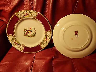 Vintage Myott Staffordshire Chelsea Bird Dinner Plate 10.25  RARE England • $28