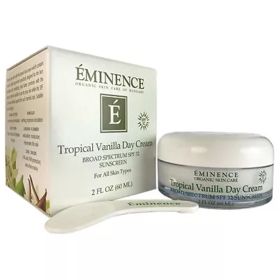 Eminence Tropical Vanilla Day Cream SPF 32 - 60ml/2.0oz - New/Sealed - MSRP=$68 • $30