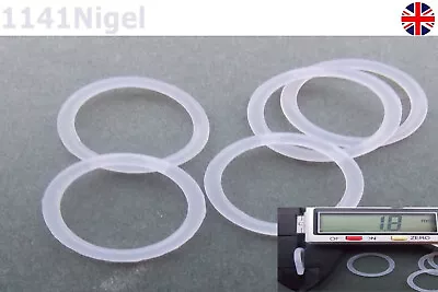 £1.99 • Buy 13.2mm ID  1.8mm CS O Rings Seal Silicone VMQ Sealing O-rings Washers   Last Few