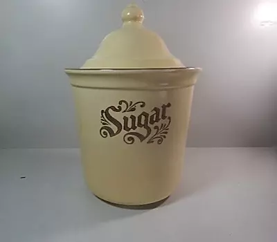 Vintage Pfaltzgraff Village 2.75 Qt Sugar Canister With Lid 6-507 • $3.99