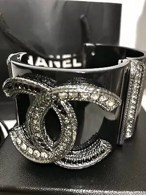 CHANEL Bracelet Jewellery Cuff Swarovski Crystals BRAND NEW Authentic • $2550