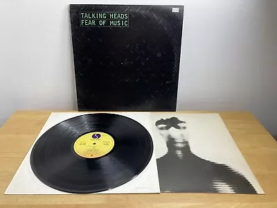 Talking Heads Fear Of Music 12 Inch Vinyl LP Textured Sleeve & Original Inner • £19.50