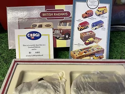 Corgi Classics 97749 British Rail Set Ford Pop & Bedford CA Mint Boxed • £6