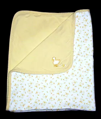 Vintage Gymboree Duck Baby Blanket Yellow White 2000 Security Lovey • $61.56