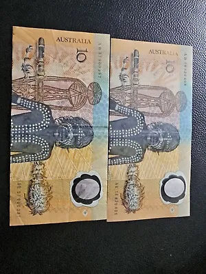Australia 1988 $10 Ten Dollar Bicentenary Polymer Banknote. • $115