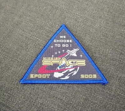 Disney World EPCOT Mission Space 2003 Opening Patch Prop • $18.95