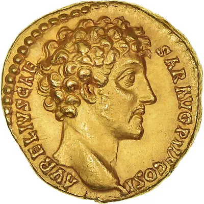 [#1067311] Coin Marcus Aurelius Aureus 145-147 Rome AU(55-58) Gold RIC:II • £12900