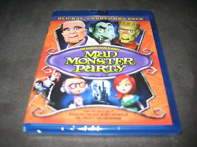 Mad Monster Party (blu-ray & Dvd) Brand New - Nr - Fs - Animated -family- Comedy • $14.99