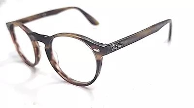 Ray Ban RB5283 5139 Round Brown Striped Eyeglasses Frame 49-21 145 READ • $24.99