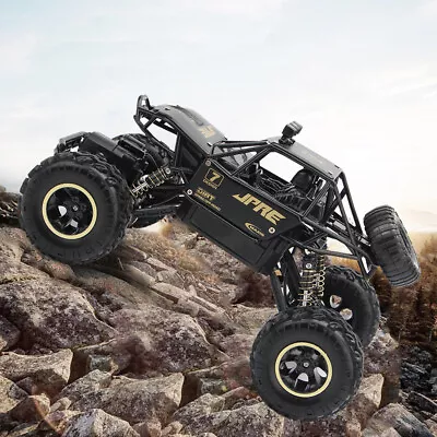 1:16 Kids Boys Toy RC Car Monster Truck 2.4 GHz Remote Control Buggy Big Wheels • £18.95