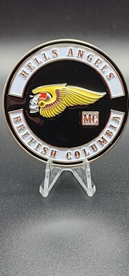 $52.50 • Buy Sought After Hells Angels British Columbia  TWO  Challenge Coin Only 100 Made