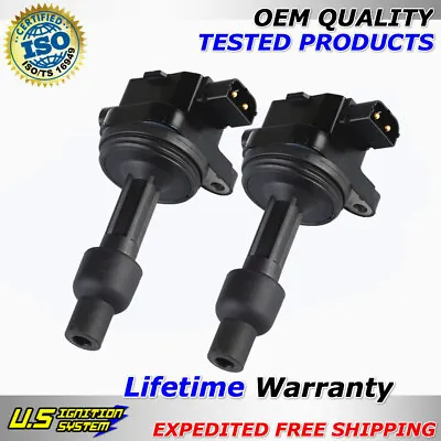 OE Quality UF365 Pack Of 2 Gnition Coil For 2000-2004 Volvo S40 V40 1.9L • $54.34