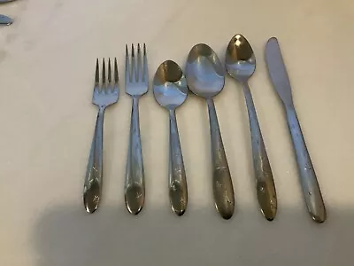 Mar-crest  MCM Atomic Starburst Stainless Flatware 4 Place Settings • $65