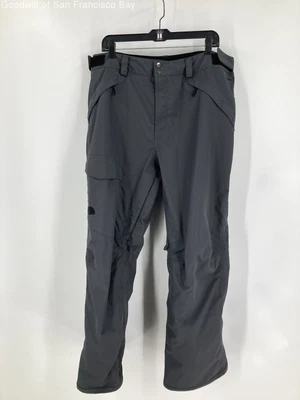 $34.99 • Buy The North Face Mens Gray Pockets Ski Snowboarding Snap Button Snow Pants Size XL