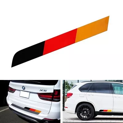 17x2  Reflective Germany Flag Stripe Decal Sticker For Audi BMW Mercedes MINI VW • $9.99