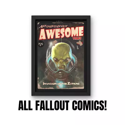 Fallout 4 Astoundingly Awesome Tales Comic A3 Print Poster Bethesda Merch • £16