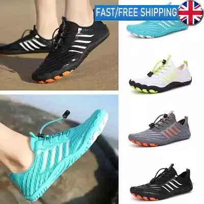 Unisex Ultralight Waterproof Running Shoes Sneakers Barefoot Shoes • £14.09