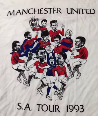 Manchester United South Africa Tour Vintage 1990s  T SHIRT  XL UNWORN • £4.99