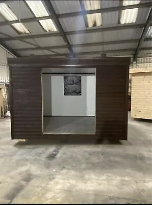 12 X 10ft NEW BUILD SALES OFFICE SITE CABIN GARDEN OFFICE MAN CAVE • £2500