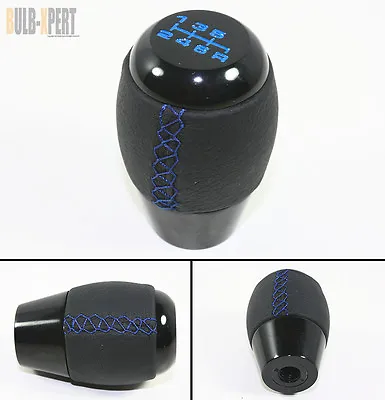 For Acura Rsx Tsx Dc 5 Type S 6 Speed Manual Leather Blue Stitching Shift Knob • $17.95