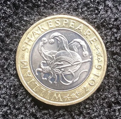 £4.95 • Buy 2016 William Shakespeare £2 Two Pound Coin Jester Rare