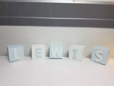 Wooden Name Blocks • £3