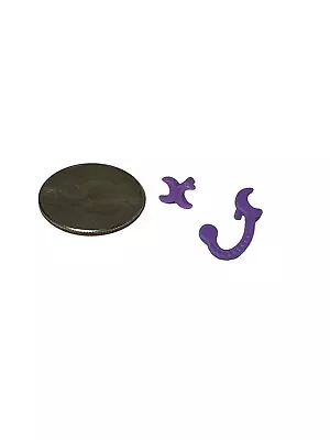 Monster High Faboolous Pets Maul Cafe Clawdeen Purple Earrings Only • $6