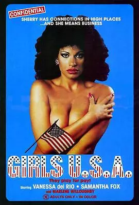 GIRLS U.S.A. Movie POSTER 27x40 Vanessa Del Rio Samantha Fox Ron Jeremy Barbara • $17.98