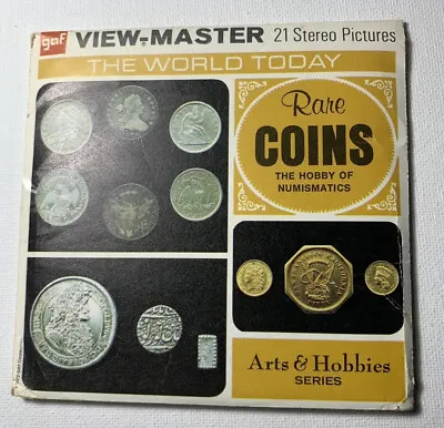 View-Master - RARE COINS - B840 - 3 Reel Set + Booklet • $19.52