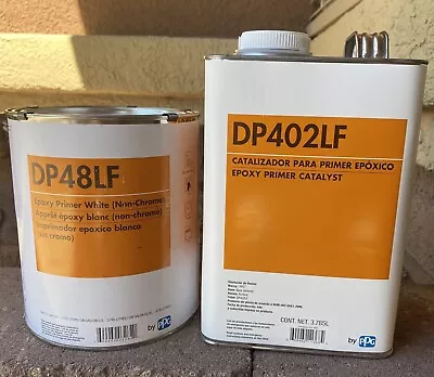 PPG Deltron 1 Gal DP48LF Epoxy Primer White And 1 Gal DP402LF Catalyst Free Ship • $490