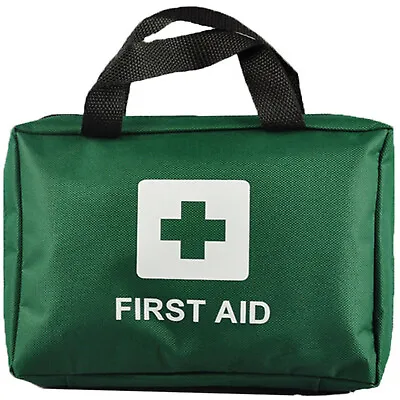 90 Piece First Aid Kit Bag Medical Emergency Kit. Travel Home Car Taxi Workplace • £9.95