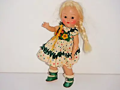 Vintage Vogue Ginny Doll  Strung Kindergarten All Original 1950s Cute! • $49.99