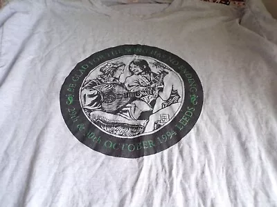 Incredible String Band Convention T Shirt 1994 L/Acid Folk/Comus/Trees/Fairport • £5