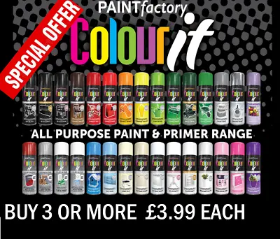 Metallic Spray Paint Aerosol Auto Car Matt Gloss Lacquer Wood Metal200ml & 250ml • £4.99