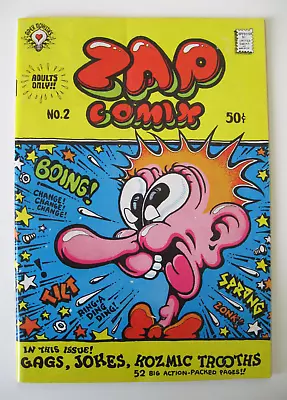 ZAP COMICS No. 2   1968  /  Crumb Griffen Moscoso Wilson • $15